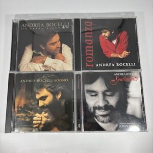 Andrea Bocelli CD Lot Of 4 Romanza Sentimento Sogno The Opera‎ Album Enhanced